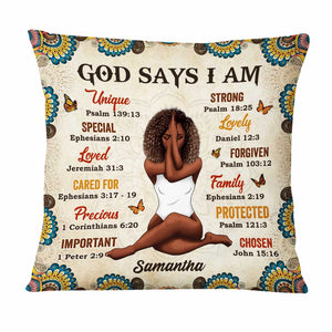 God Says I Am Pillowcase