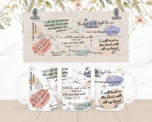 KISSFAITH-Christian Sublimation，Bible Quotes&Bible Verse Mug