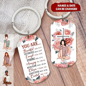 Christian Faith Keychain -Personalized Gift For Woman