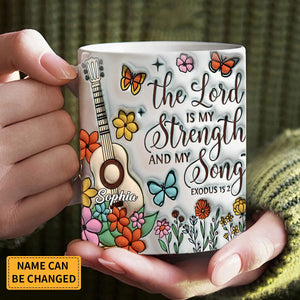 KISSFAITH-The Lord Is My Strength And My Song Personalized Mug