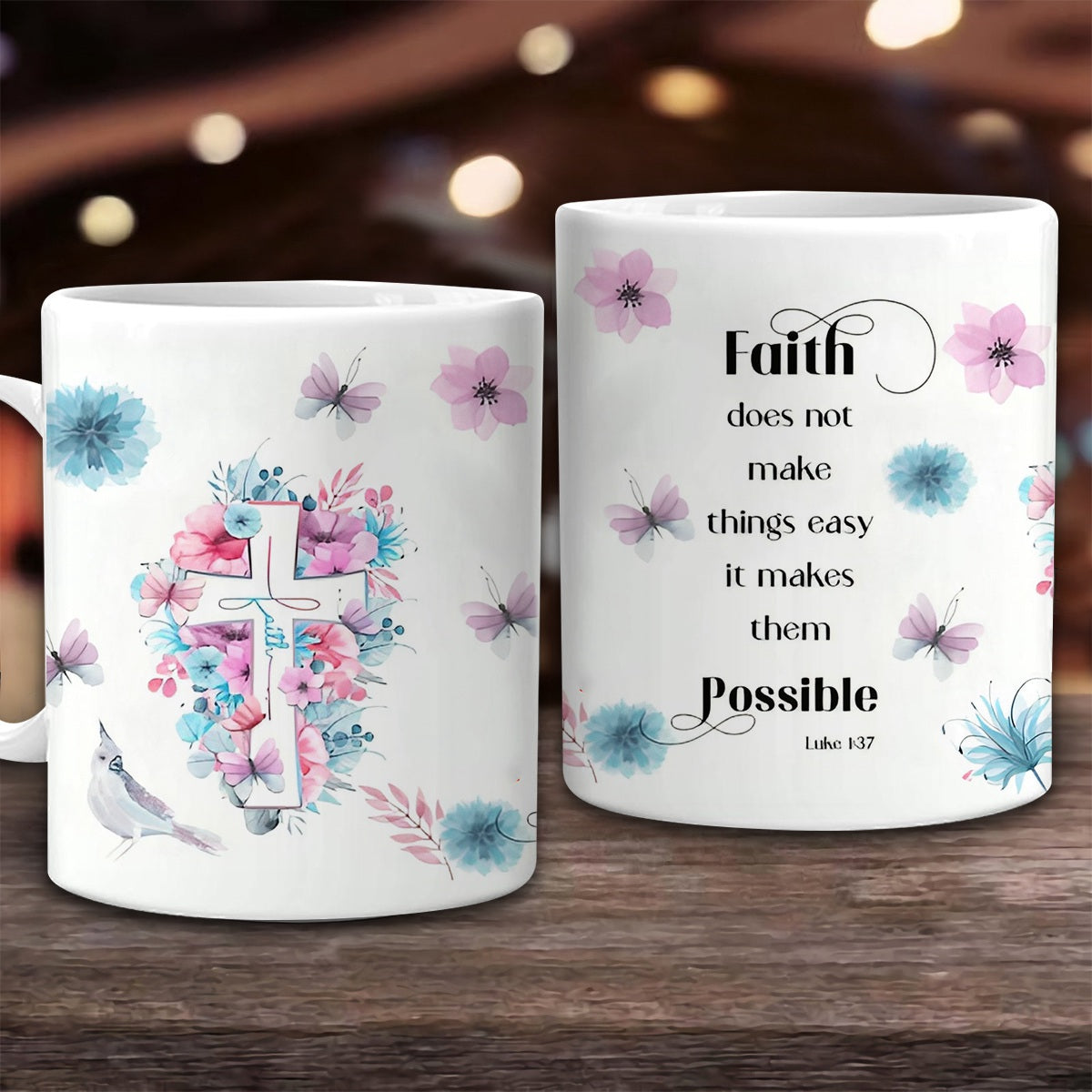 KISSFAITH-Faith Bible Verse Coffee Mug