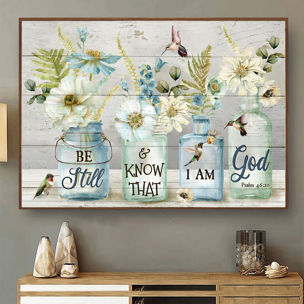 Be Still & Know That I am God - Jesus Landscape Canvas