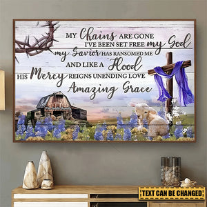 My Chains Are Gone, I’ve Been Set Free My God - Personalized Canvas