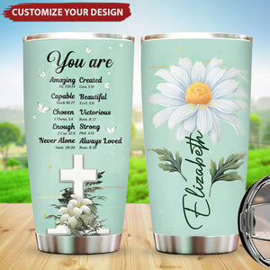 Personalized Christian Tumbler - Gifts for Women - kissfaith