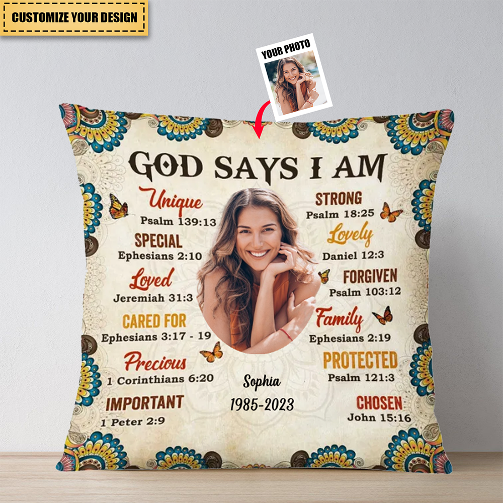 Gift For Christian-God Says I Am Pillowcase