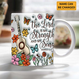 KISSFAITH-The Lord Is My Strength And My Song Personalized Mug