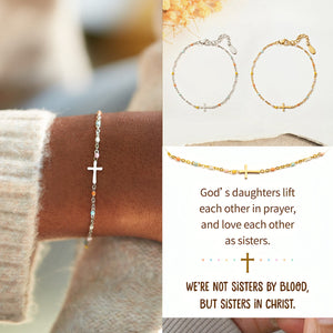 KISSFAITH-Sister In Christ Cross Bracelet