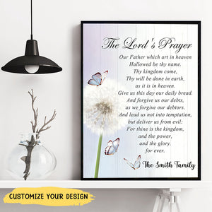 KISSFAITH-The Lord's Prayer - Personalized Canvas