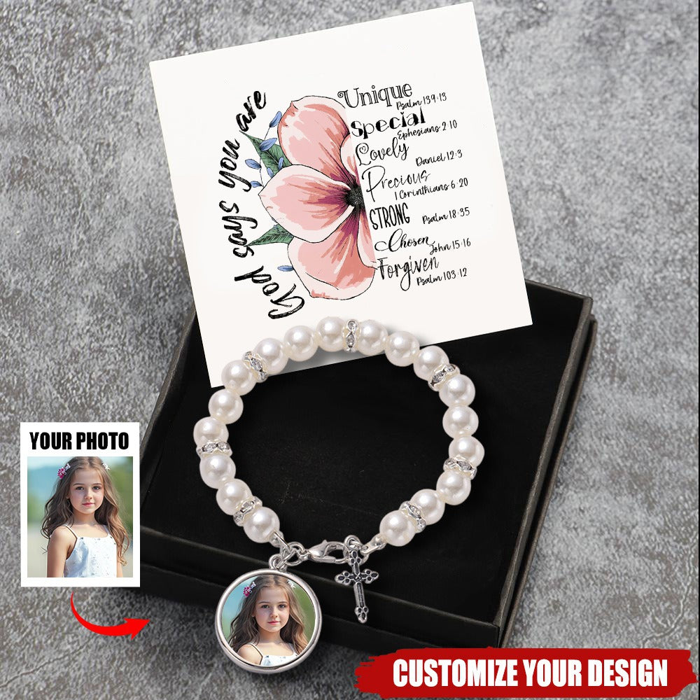 KISSFAITH-God Says You Are Personalized Bracelet