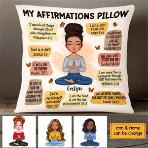 Christian Affirmations Pillowcase