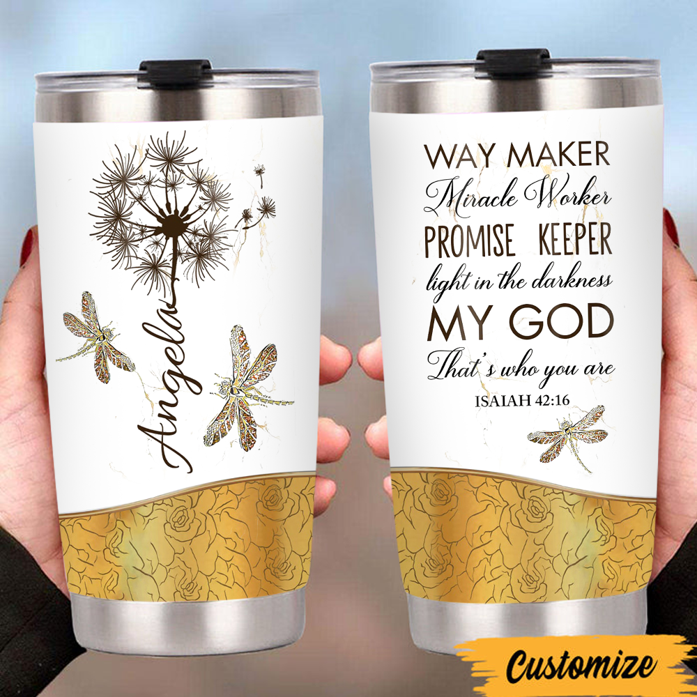 Personalized Christian Tumbler - Gifts for Women - kissfaith