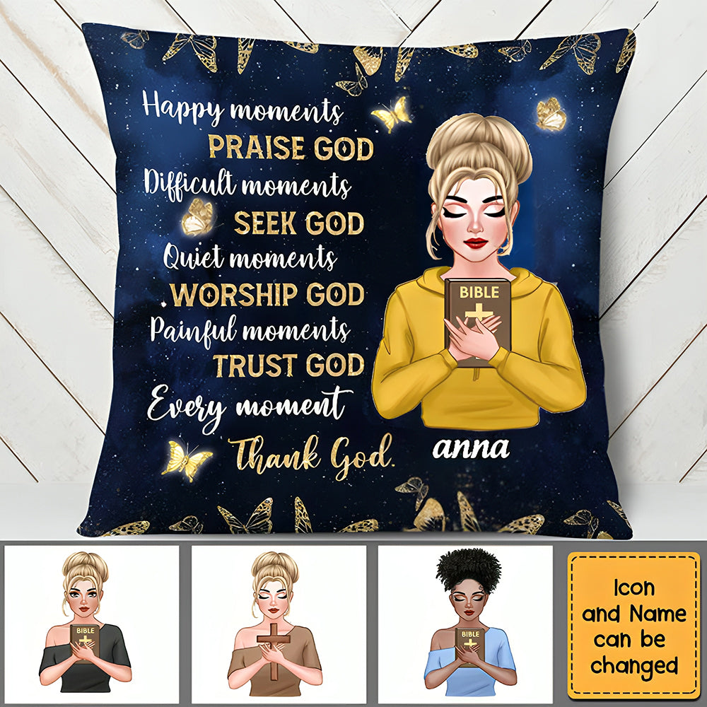 Gift For Christian - Personalized Thank God Pillowcase