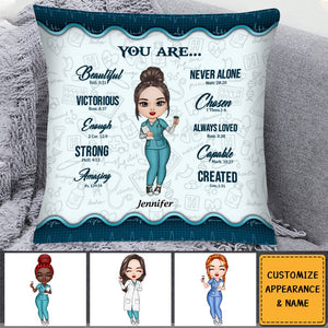 Personalized Pillow Case - Gift For Nurse - You Are Beautiful