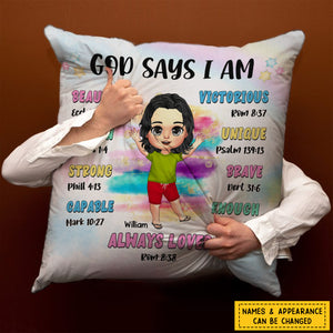 Gift For Granddaughter God Says Bibble Verses Pillowcase