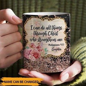 KISSFAITH-I Can Do All Things Personalized Mug