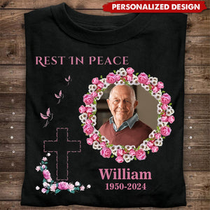 KISSFAITH-Personalized Rest in Peace Memorial T-Shirt