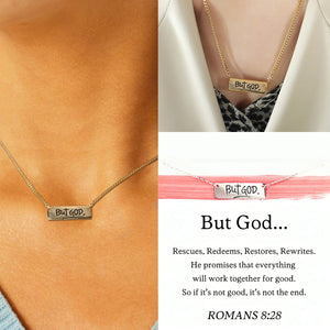 KISSFAITH-It's Not The End But God Bar Necklace