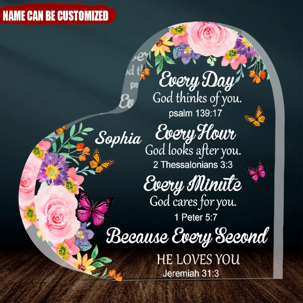 KISSFAITH-Every Day Bible Verse -Personalized Acrylic Plaque