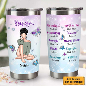 Personalized You Are Shining Steel Tumbler Birthday Gifts For Women