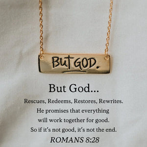 KISSFAITH-It's Not The End But God Bar Necklace