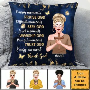 Gift For Christian - Personalized Thank God Pillowcase