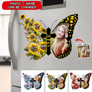 Butterfly God Says You Are Personalized Sticker Decal