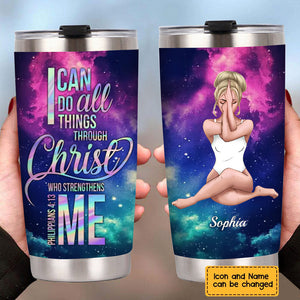 Personalized Tumbler - I Can Do All Things Through Christ Who Strengthens Me