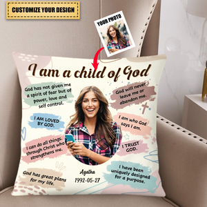Daughter I Am A Child Of God Bible Verse Prayer Pillowcase