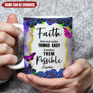 KISSFAITH-Faith Makes Them Possible Personalized Mug