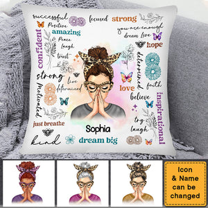 Personalized Positive Affirmations Pillowcase