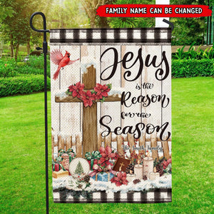 Christmas Jesus Is The Reason For The Season Christian Garden Flag