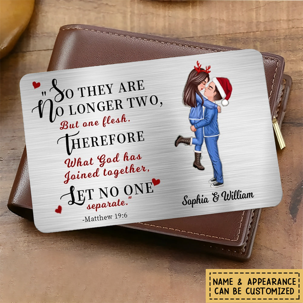 Custom Bible Verse Wallet Card Gifts For Christian Couple