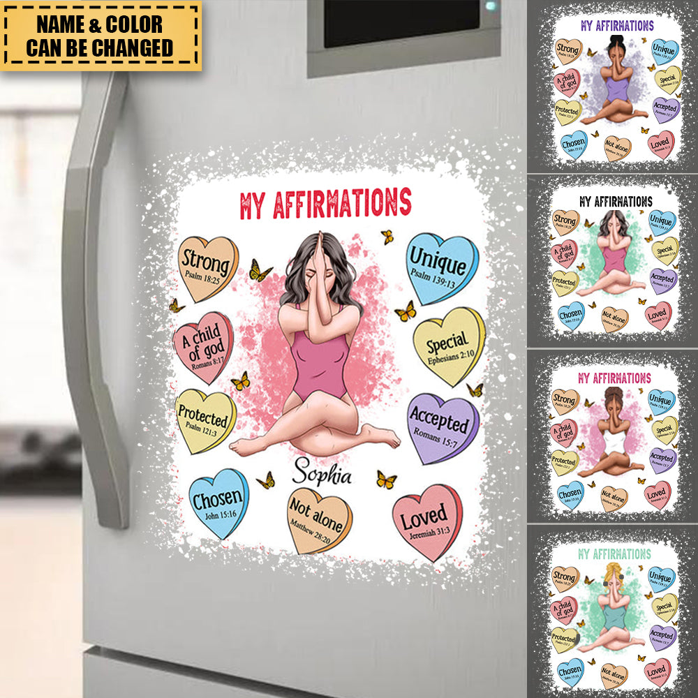 My Affirmations Personalized Sticker