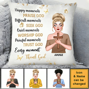 Gift For Christian - Personalized Thank God Pillowcase