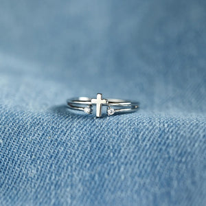 KISSFAITH-To My Daughter-Eternal Love and Faith Cross Ring