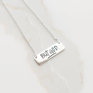 KISSFAITH-It's Not The End But God Bar Necklace