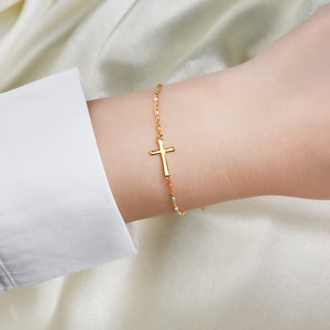 KISSFAITH-To My Sister In Christ Cross Bracelet