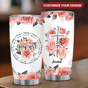 Christian Bible Verse You Are Religious Inspirational Custom Tumbler Gifts