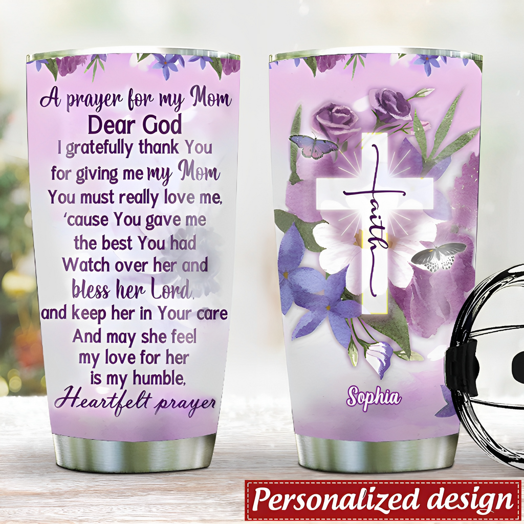 Personalized Christian Tumbler - Gifts for Women - kissfaith