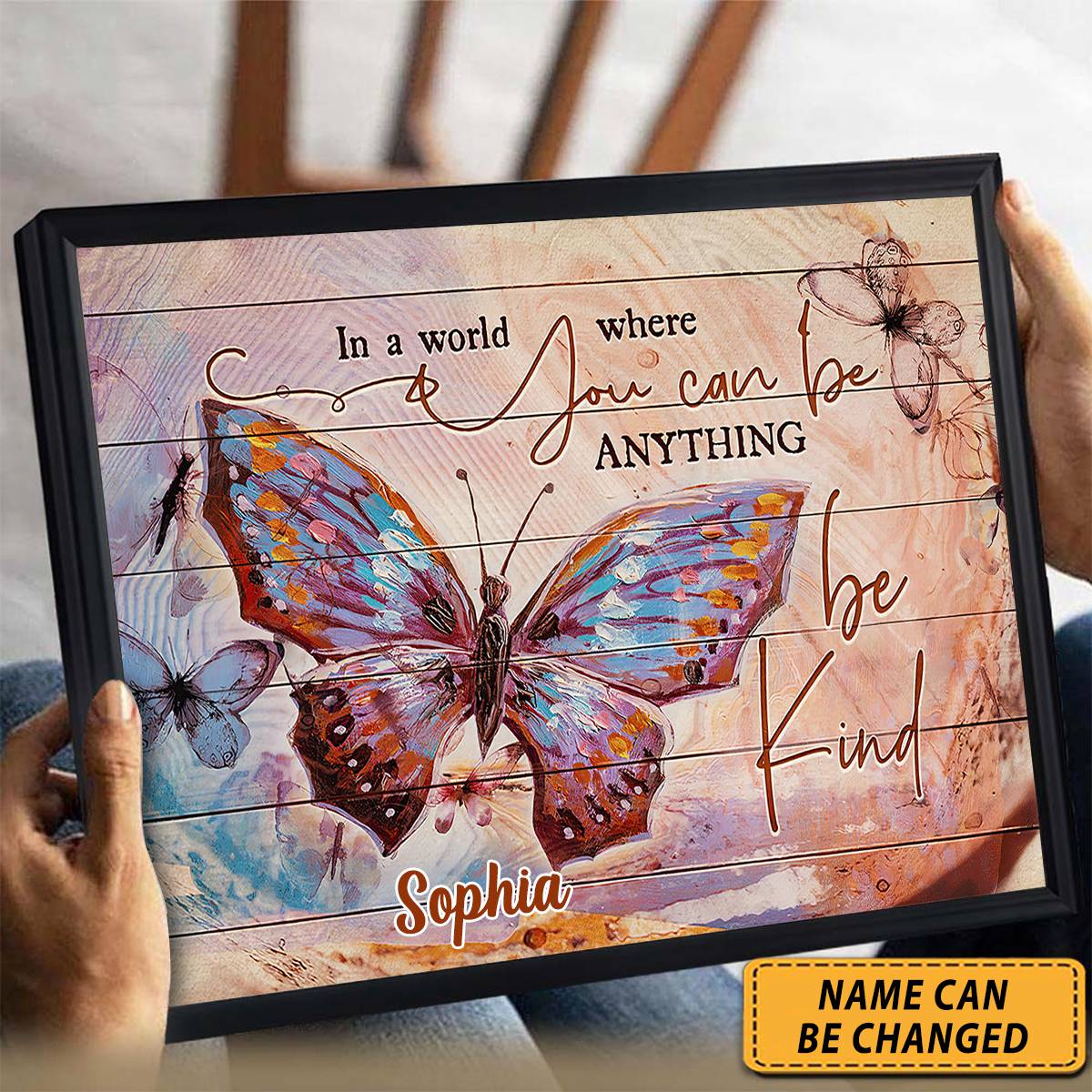 KISSFAITH-In A World Where You Can Be Anything - Personalized Canvas