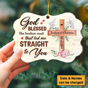 Christmas Religious Gift For Couple Cross Benelux Ornament