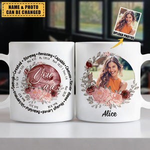 Christian Gifts for Women -  Personalized Photo Mug