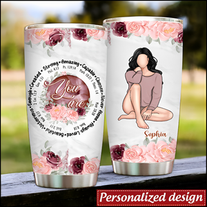 Inspirational Gifts for Women- Personalized Meaningful Tumbler