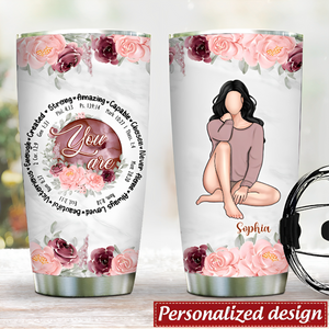 Inspirational Gifts for Women- Personalized Meaningful Tumbler