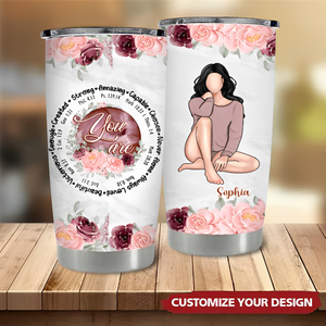 Inspirational Gifts for Women- Personalized Meaningful Tumbler