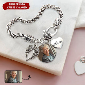 Custom Photo I'll Carry You Personalized Bracelet - Memorial Gift For Family