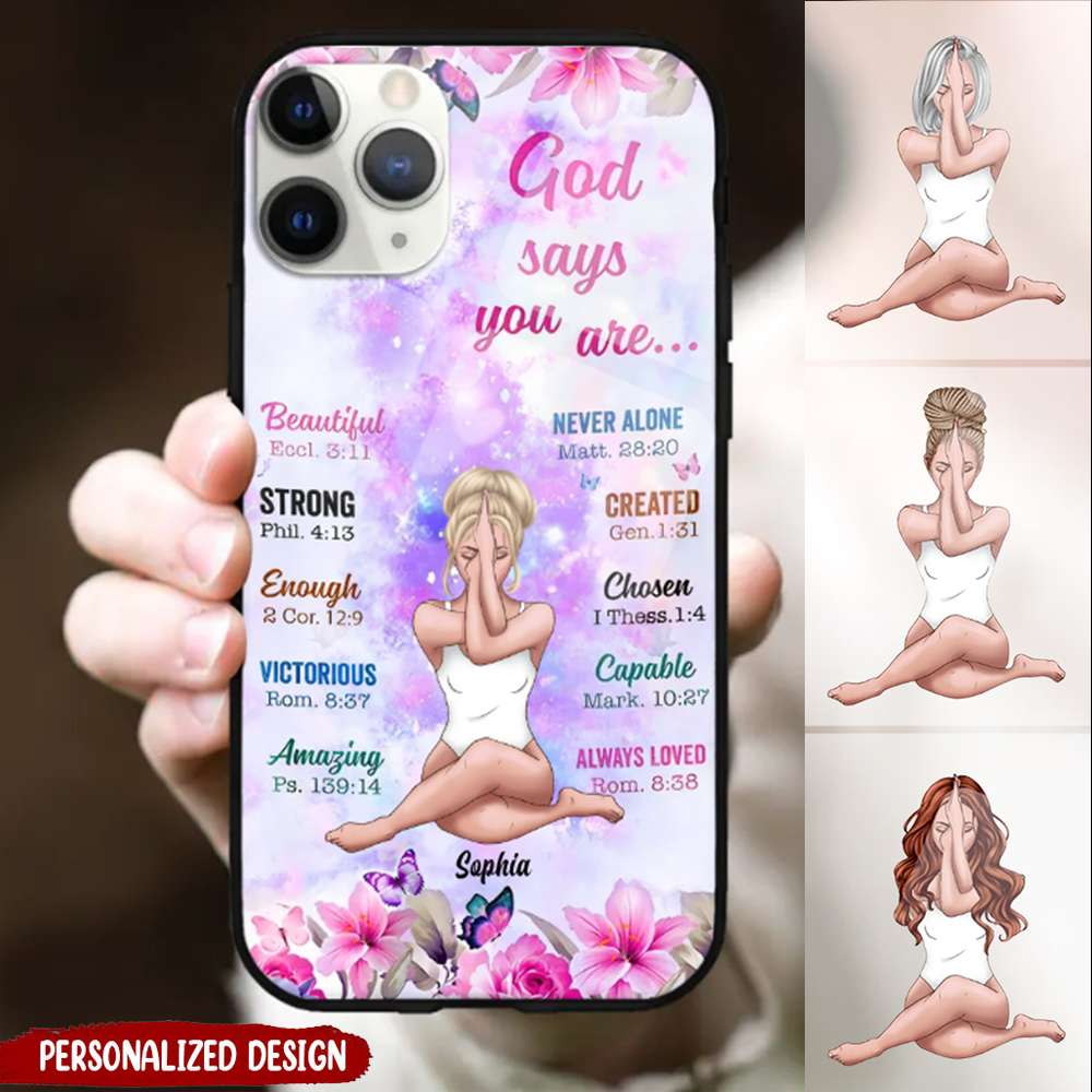 Personalized God Says You Are Phone Case