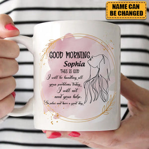 KISSFAITH-Good Morning This Is God Personalized Mug