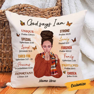 Daughter Fall God Says Pillowcase