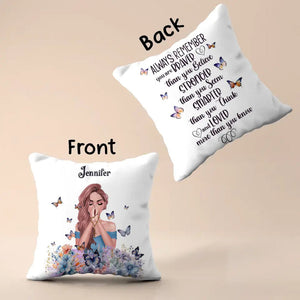 Personalized Girl Pillowcase - Always Remember You Are Braver Than You Believe